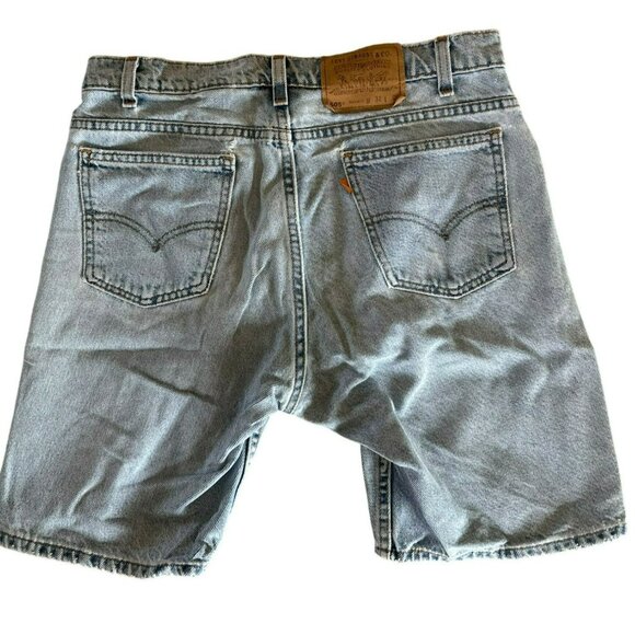 VTG Levi’s 505 Denim Shorts W32 Regular Fit USA Made 90's Jorts Light Mens Jeans - Picture 3 of 9